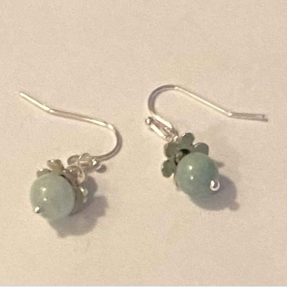 NEW Amazonite crystal earrings